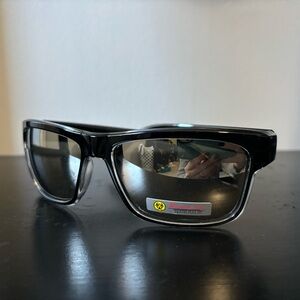 Sunglasses for men NWT black and clear